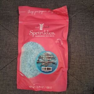 Pink Zebra Caribbean Escape Wax Melts in Pink and Turquoise